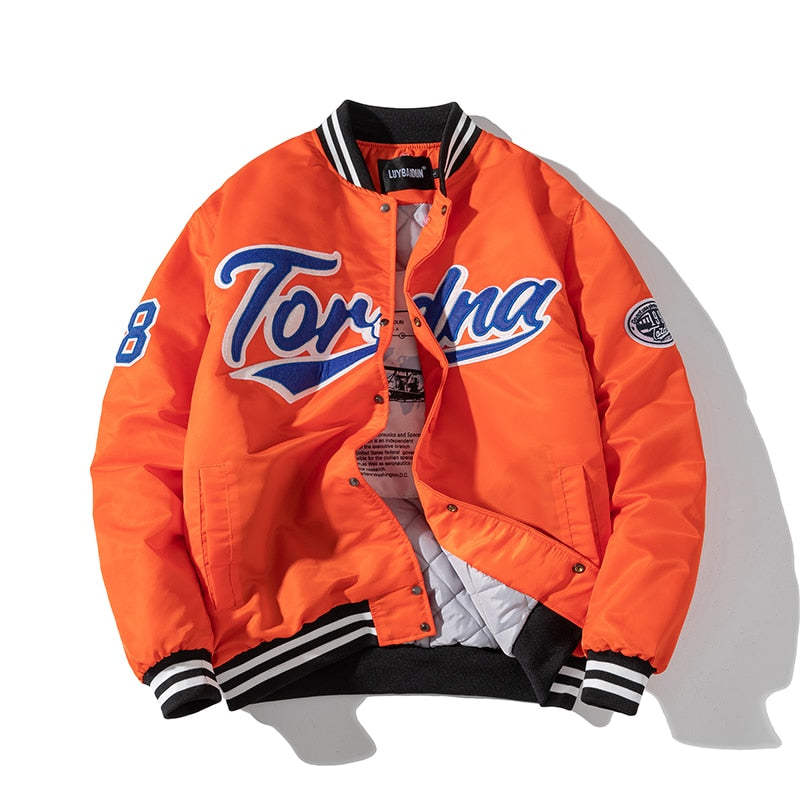 Streetwear Style Baseball Jacket