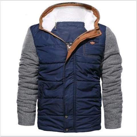hooded puffer winter jacket for mens