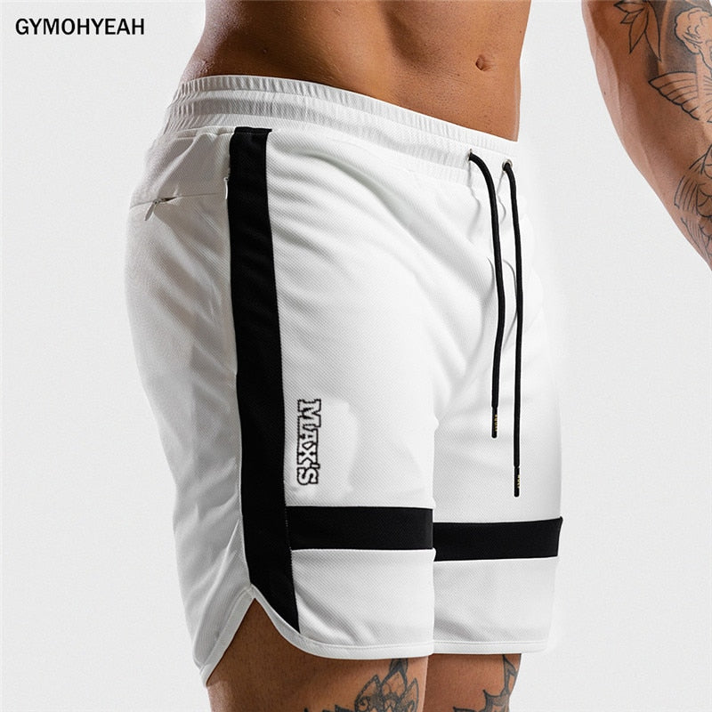 Workout Fitness Shorts - White - Bkinz Store