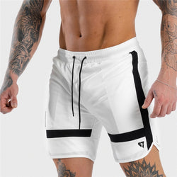 Workout Fitness Shorts - White - Bkinz Store