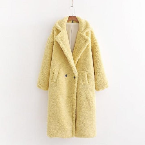 Autumn Long Winter Teddy Coat for Women