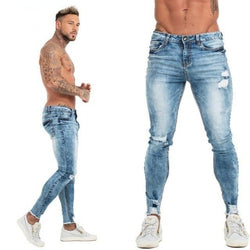 Denim broek Gescheurde jeans voor heren