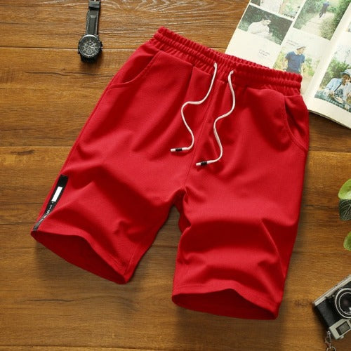 Casual Bermuda Shorts - Red