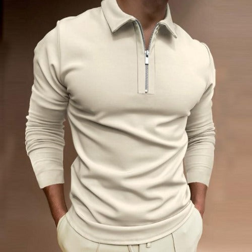 Pullover Long sleeve zipper polo - Bkinz Store