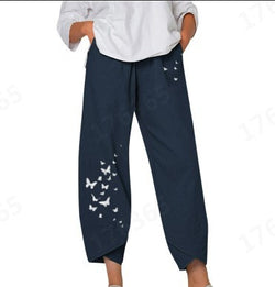 Baggy Pants Jogger Dames - Navy blue