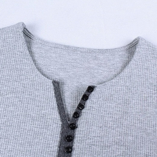Regular Fit Heren T-Shirt - Gray - Bkinz Store